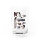 にゃんにゃんのねこいぬねこ Water Glass :front