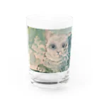 青い猫の夏の日 Water Glass :front
