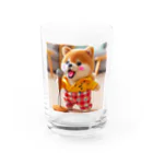 dcgnori／ワンコ画像の歌うワンコ、１ Water Glass :front