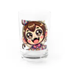 Makisuのさる吉 Water Glass :front