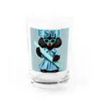 MsArtShopのESTJのトイプードル Water Glass :front