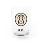 Shin〜HTのお店の不思議ロゴ Water Glass :front