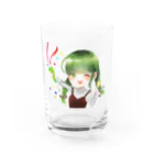 乾杯がーるずSHOPのKanpaiGirl「お誕生日ちゃん」グラス Water Glass :front