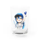 乾杯がーるずSHOPのKanpaiGirl「野球観戦ちゃん」グラス Water Glass :front