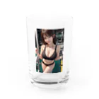 kura111のスポーツ女子 Water Glass :front