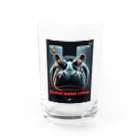 NaturalCanvasのhippo  * Global water crisis Water Glass :front