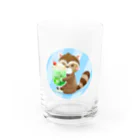 Heatfull_SOYOKAZEのシュワシュワでおいしい！レッサーパンダくん Water Glass :front