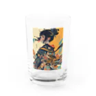 よる＠AIイラストの着物少女1 Water Glass :front