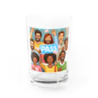 わっしょいの合格PASSED Water Glass :front