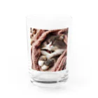 cat_smart_lifeの猫×睡眠×癒し Water Glass :front