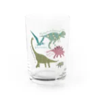 楽園Dinosaurの楽園Dinosaur Water Glass :front