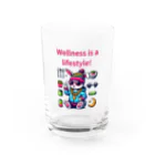 CHOCOLATEAの「健康のバランス」 Water Glass :front