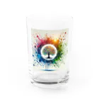 pyoromalの絵具が垂れちゃった・・・ Water Glass :front