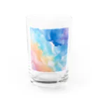 chan-takehaniの夢幻のカラーパレット Water Glass :front