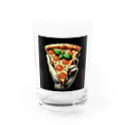 yuriseのおしゃれなpizzaのグッズ Water Glass :front