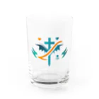 Shin〜HTのお店のヘルスケアロゴ Water Glass :front