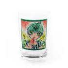 スペンサーのメイキング部屋のスイカモチーフの少年 Water Glass :front