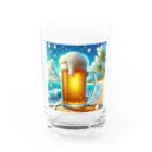 Snow-peaceのビーチとビールの楽園 グラス前面