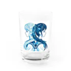 koriyuuの青白の芸術的な2人の女子高生 Water Glass :front