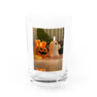 ほがぴーのハロウィンキャンドル Water Glass :front