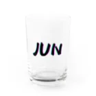 画用紙うどんのJun3 Water Glass :front