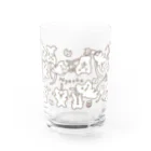 NYACHA&BOOCHAのにゃーちゃ、いっぱいにゃ Water Glass :front