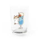 DECORのゆるかわにゃんこズ　クリームソーダver Water Glass :front
