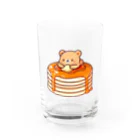 Slabo+Kariiのホットケーキとクマさん Water Glass :front