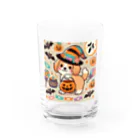 あとりえmignonのハロウィンドッグ Water Glass :front