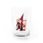 よのおみせのtrick or treat Water Glass :front