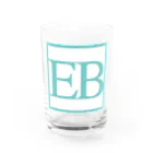 ユミオカ、どっと混む。の四角いEB Water Glass :front