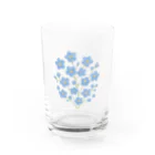pluieeの勿忘草の花束 Water Glass :front