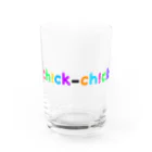 ch!ck-ch!ckのロゴ Water Glass :front