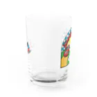 FrogPort（フロッグポート）のこまや ジャンピングラリー サイドアート Water Glass :front