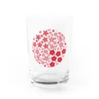 ジャパニーズスタンダードの華丸・桜と梅 Water Glass :front