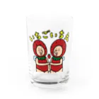 【Yuwiiの店】ゆぅぅぃーのいちごの妖精さん　いちごいちえ グラス前面