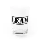 LeaMのLeaM枠付きデザイン Water Glass :front