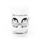 DECORの心くばりペンギン / なかよしver. Water Glass :front