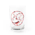 ツバメ堂の赤い鳥 Water Glass :front