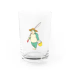 PoPoHouseのごりらのなつさん_魚釣り Water Glass :front