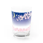 わたのはらの春の夜の Water Glass :front