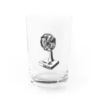 neoacoのElectric Fan 2019 ～スイタピーデンキ モノクロバージョン～ Water Glass :front