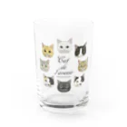 nemunoki paper itemの未来で出逢う猫 Water Glass :front