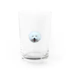 プーたまのにっこり犬 Water Glass :front