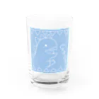 たやまあすか@シンガーソングライターのKAIJUU（ブルー） Water Glass :front