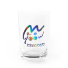 artist nyaooowのにゃおのロゴ Water Glass :front