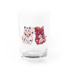 IZANAMI by Akane Yabushitaの【日本レトロ#01】招き猫 Water Glass :front
