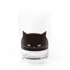 Arts&Crafts Muuののぞき見ねこ Water Glass :front