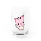 ミドリ ハナ@maro_coのここにいるニャン Water Glass :front