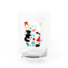 ちゃこぺん（SUZURI店）の妖狐と妖怪さん Water Glass :front